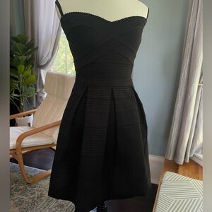 Express Strapless Black Dress | Size S